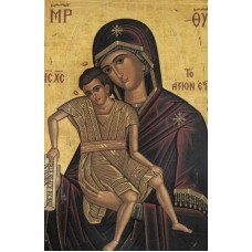 Χάρτινη Εικόνα Αγιογραφίας Παναγία Άξιον Εστί 17,4Χ27,5cm_43230